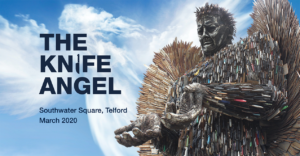 The Knife Angel in Telford